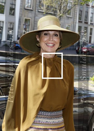 Leiden 22 april 2025
Koningin Maxima bij de opening van de tentoonstelling â€˜Boven het maaiveld â€“ 25 jaar archeologische vondstenâ€™ in het Rijksmuseum van Oudheden in Leiden.
