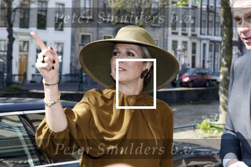 Leiden 22 april 2025
Koningin Maxima bij de opening van de tentoonstelling â€˜Boven het maaiveld â€“ 25 jaar archeologische vondstenâ€™ in het Rijksmuseum van Oudheden in Leiden.