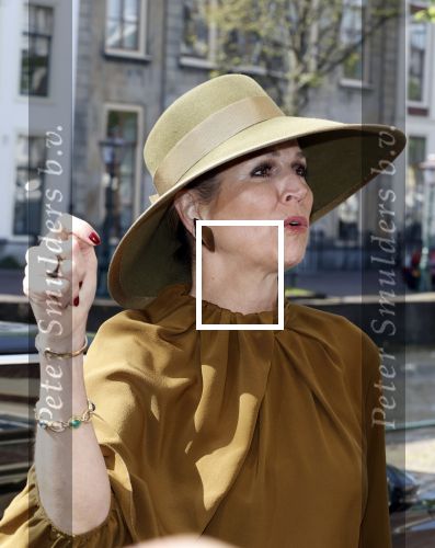 Leiden 22 april 2025
Koningin Maxima bij de opening van de tentoonstelling â€˜Boven het maaiveld â€“ 25 jaar archeologische vondstenâ€™ in het Rijksmuseum van Oudheden in Leiden.