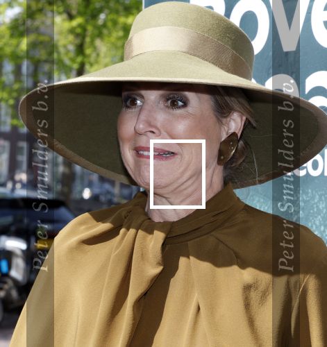 Leiden 22 april 2025
Koningin Maxima bij de opening van de tentoonstelling â€˜Boven het maaiveld â€“ 25 jaar archeologische vondstenâ€™ in het Rijksmuseum van Oudheden in Leiden.