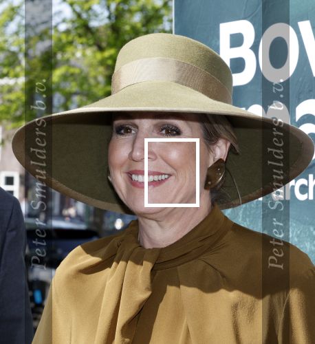 Leiden 22 april 2025
Koningin Maxima bij de opening van de tentoonstelling â€˜Boven het maaiveld â€“ 25 jaar archeologische vondstenâ€™ in het Rijksmuseum van Oudheden in Leiden.
