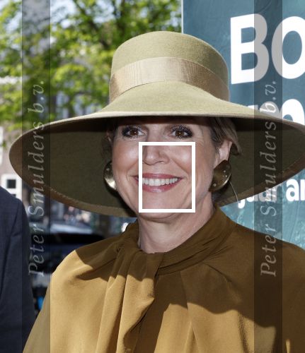 Leiden 22 april 2025
Koningin Maxima bij de opening van de tentoonstelling â€˜Boven het maaiveld â€“ 25 jaar archeologische vondstenâ€™ in het Rijksmuseum van Oudheden in Leiden.