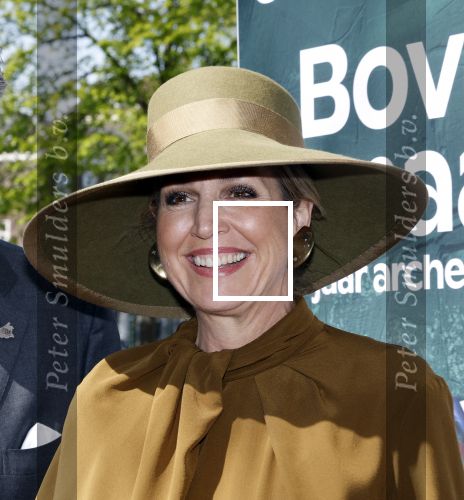 Leiden 22 april 2025
Koningin Maxima bij de opening van de tentoonstelling â€˜Boven het maaiveld â€“ 25 jaar archeologische vondstenâ€™ in het Rijksmuseum van Oudheden in Leiden.