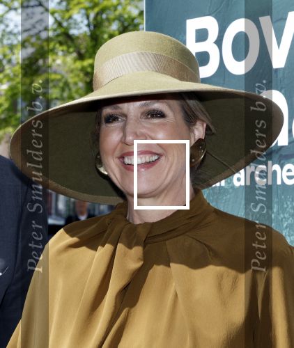 Leiden 22 april 2025
Koningin Maxima bij de opening van de tentoonstelling â€˜Boven het maaiveld â€“ 25 jaar archeologische vondstenâ€™ in het Rijksmuseum van Oudheden in Leiden.