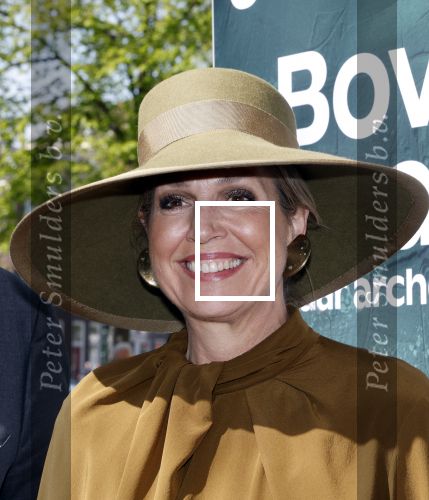 Leiden 22 april 2025
Koningin Maxima bij de opening van de tentoonstelling â€˜Boven het maaiveld â€“ 25 jaar archeologische vondstenâ€™ in het Rijksmuseum van Oudheden in Leiden.