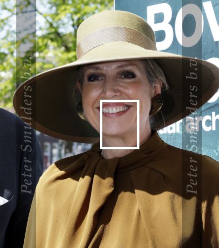 Leiden 22 april 2025
Koningin Maxima bij de opening van de tentoonstelling â€˜Boven het maaiveld â€“ 25 jaar archeologische vondstenâ€™ in het Rijksmuseum van Oudheden in Leiden.