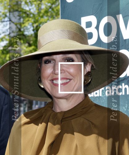 Leiden 22 april 2025
Koningin Maxima bij de opening van de tentoonstelling â€˜Boven het maaiveld â€“ 25 jaar archeologische vondstenâ€™ in het Rijksmuseum van Oudheden in Leiden.