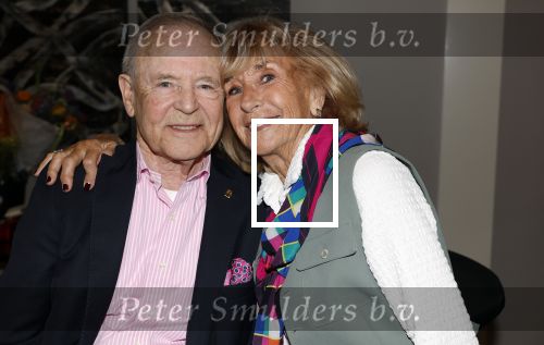 Renkum 21 april 2025
Ronnie Tober 80 jaar . Hij geeft feest in restaurant Campman in Renkum . Zijn partner Jan Jochems is natuurlijk aanwezig .  Loekie Kalis met Jan Jochems