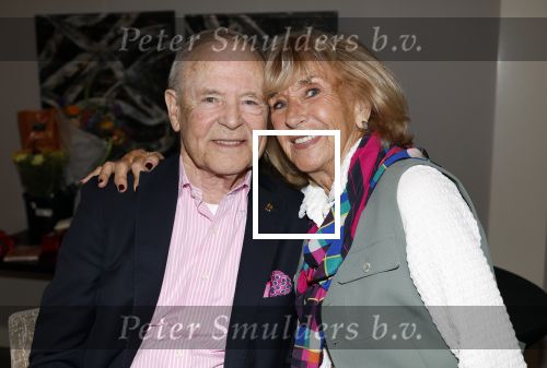 Renkum 21 april 2025
Ronnie Tober 80 jaar . Hij geeft feest in restaurant Campman in Renkum . Zijn partner Jan Jochems is natuurlijk aanwezig .  Loekie Kalis met Jan Jochems