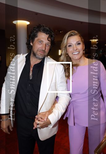 Leusden 16 april 2025
Musicalawards gala bij AFAS . Lucille Werner met partner