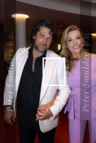 Leusden 16 april 2025
Musicalawards gala bij AFAS . Lucille Werner met partner