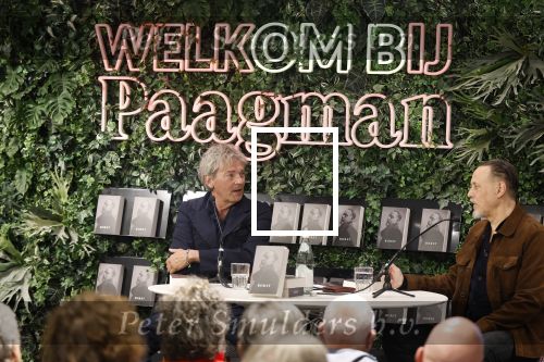 Den Haag 23 april 2025
Boekpresentatie Hugo Borst bij Paagman . Matthijs v Nieuwkerk  interviewde Hugo.
