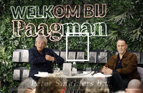 Den Haag 23 april 2025
Boekpresentatie Hugo Borst bij Paagman . Matthijs v Nieuwkerk  interviewde Hugo.