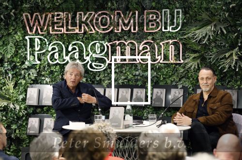 Den Haag 23 april 2025
Boekpresentatie Hugo Borst bij Paagman . Matthijs v Nieuwkerk  interviewde Hugo.