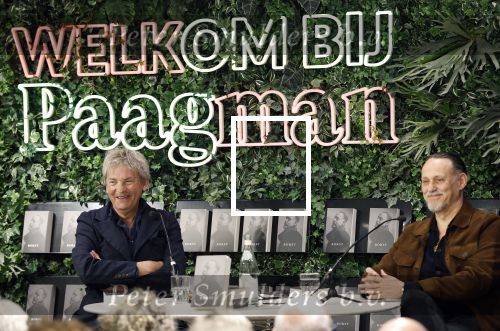 Den Haag 23 april 2025
Boekpresentatie Hugo Borst bij Paagman . Matthijs v Nieuwkerk  interviewde Hugo.