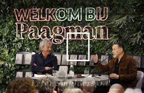 Den Haag 23 april 2025
Boekpresentatie Hugo Borst bij Paagman . Matthijs v Nieuwkerk  interviewde Hugo.