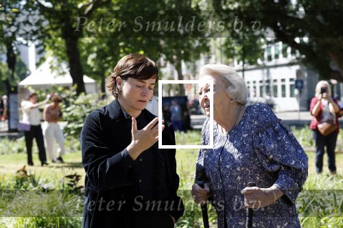 Amsterdam 20 mei 2025
Prinses Beatrix opent Art Zuid in Amsterdam zuid. Prinses Beatrix loopt met 2 wandelstokken .
