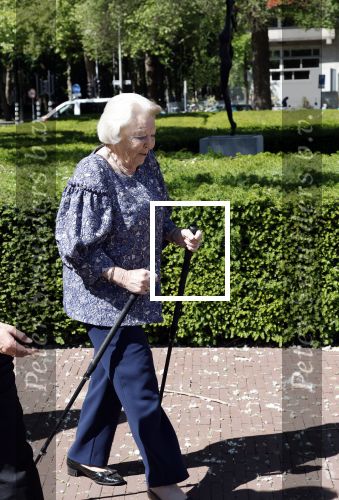 Amsterdam 20 mei 2025
Prinses Beatrix opent Art Zuid in Amsterdam zuid. Prinses Beatrix loopt met 2 wandelstokken .