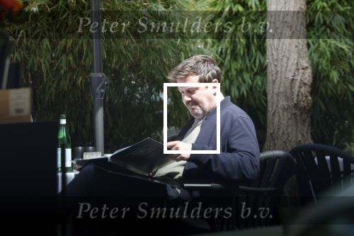 Amsterdam 21 mei 2025
Ruben Nicolai met een vriend op etrras bij de italiaan in Amsterdam zuid.