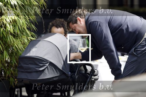 Amsterdam 21 mei 2025
Ruben Nicolai met een vriend op etrras bij de italiaan in Amsterdam zuid.