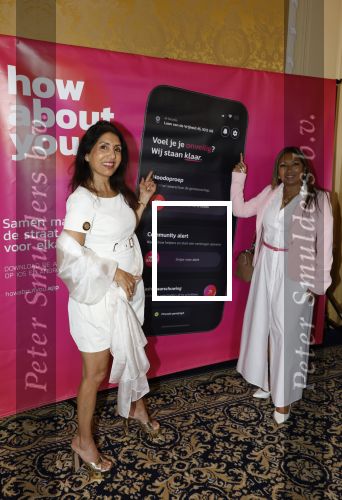Amsterdam 11 mei 2026
Presenatie nieuwe how about you veiligheids app in het Amstel Hotel . Geeta Girdhari is de initiatiefnemer van de app.