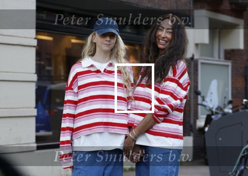 Amsterdam 7 mei 2026
Maria Tailor en haar dochter tijdens shoot op straat in Amsterdam zuid.