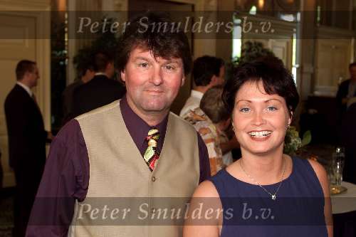 Amsterdam 16 juni 1999
Tom Mulder 30 jaar discjockey bij de radio
Albert West met Brgitte Vis