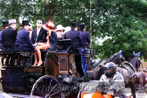 Ascot ( Engeland ) 17 juni 1999
Hoeden...hoeden  en nog meer hoeden op de LADY\'S-day tijdens de Ascot paardenraces
Koets met paarden