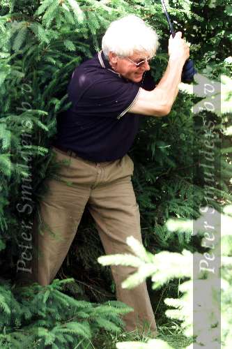 6 juni 1999
Bob v Dam tijdens zijn wedstrijd op Welschap
Golfen