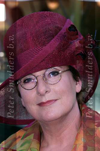 9 juni 1999
Haringparty Nijenrode - Breukelen
Catherine Keyl met hoed