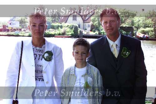 9 juni 1999
John v Loen met vrouw en zoon