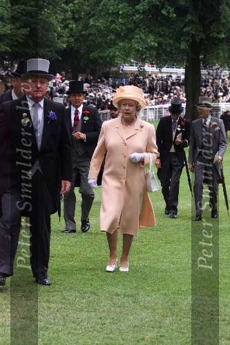 Ascot (Engeland ) 17 juni 1999
Ascot races met veel hoeden
Koning Elizabeth