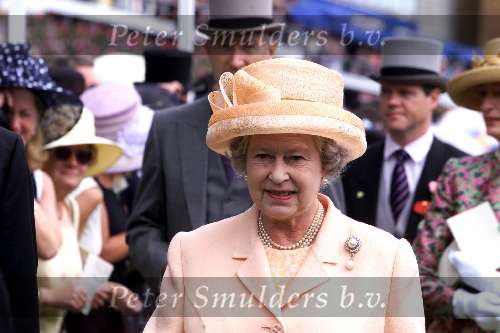 Ascot (Engeland ) 17 juni 1999
Ascot races met veel hoeden
Koning Elizabeth