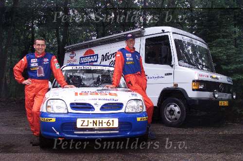 wubbo Boiten met navigator Jonn
5 juni 1999
Deelnemer aan de E.L.E. Rally