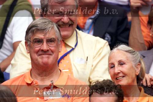 Amsterdam 21 juni 2000 euro 2000
Nederland-Frankrijk 3-2
Anton Geesink met vrouw
Europees Kampioenschap voetbal 2000