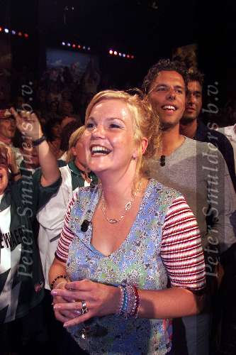 Hilversum 5 juni 2000
De laatste avond van DE BUS  in studio 22
Winnares Antonette de Bus