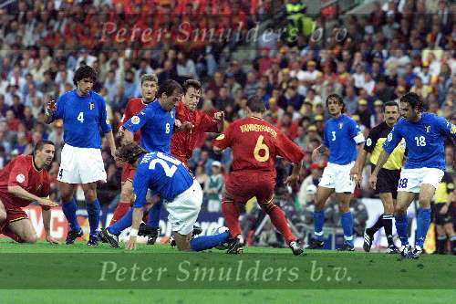 Brussel, 14 juni 2000
Belgie-Italie, eindstand 0-2
Antonio Conte (8)