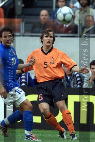 Amsterdam 29 juni 2000  Euro 2000
1/2 finale Nederland-Italie, eindstand 0-0 na verlenging 0-0
Nederland verliest met strafschoppen
Boudewijn Zenden
Europees Kampioenschap voetbal 2000