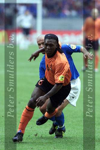 Amsterdam, 29 juni 2000   Euro 2000
Nederland-Italie, eindstand 0-0 ook na verlenging Italie wint na strafschoppen
Clarence Seedorf
Europees Kampioenschap voetbal 2000