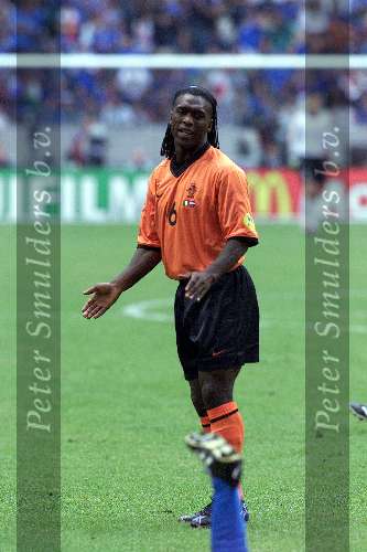 Amsterdam, 29 juni 2000   Euro 2000
Nederland-Italie, eindstand 0-0 ook na verlenging Italie wint na strafschoppen
Clarence Seedorf
Europees Kampioenschap voetbal 2000