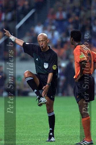 Amsterdam 11 juni 2000
Nederland-Tjechie 1-0 tijdens EK
Patrick Kluivert met Collina
Europees Kampioenschap voetbal 2000