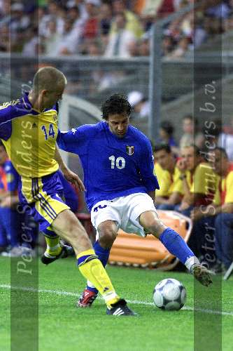 Eindhoven, 19 juni 2000  Euro 2000
Italie-Zweden, eindsatnd 2-1
Alessandro DEL PIERO
Europees Kampioenschap voetbal 2000
