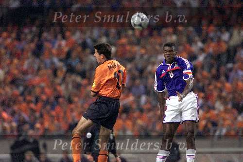 Amsterdam 21 juni 2000 euro 2000
Nederland-Frankrijk 3-2
Desailly en Roy Makaay
Europees Kampioenschap voetbal 2000