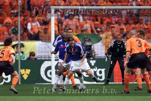 Amsterdam 21 juni 2000 euro 2000
Nederland-Frankrijk 3-2
Dugarry
Europees Kampioenschappen voetbal 2000
