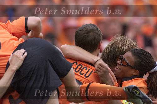 Rotterdam, 25 juni 2000   Euro 2000
Nederland-Yougoslavie, eindstand 6-1
Edgar Davids blij na doelpunt
Europees Kampioenschap voetbal 2000
