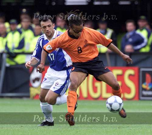 Rotterdam, 25 juni 2000   Euro 2000
Nederland-Yougoslavie, eindstand 6-1
Edgar Davids  mooie aktie
Europees Kampioenschappen voetbal 2000