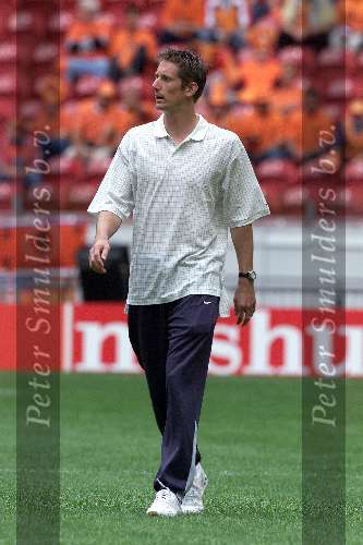 Amsterdam, 11 juni 2000
Nederland-Tsjechie, eindstand 1-0 door Penalty Frank de Boer
Edwin v d Sar
Europees Kampioenschap Voetbal 2000