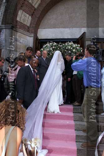 Amsterdam 3 juni 2000
Ruud Gullit en Estelle Gullit trouwen.