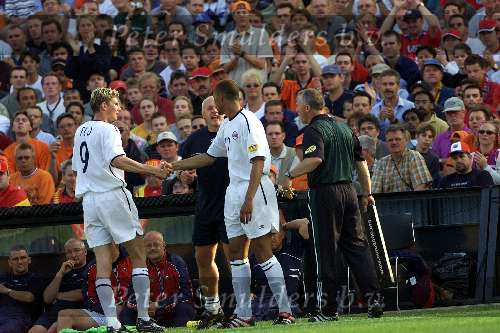 Spanje-Noorwegen
Rotterdam, 13 juni 2000
Wissel Flo met John Carew
Europees Kampioenschap Voetbal 2000
