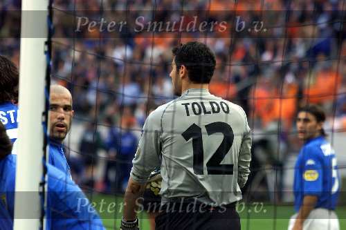 Amsterdam, 29 juni 2000   Euro 2000
Nederland-Italie, eindstand 0-0 ook na verlenging Italie wint na strafschoppen
Francesco Toldo 
Europees Kampioenschap Voetbal 2000